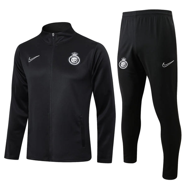 Conjunto Agasalho Al-Nassr Passeio 2024/25 - Preto